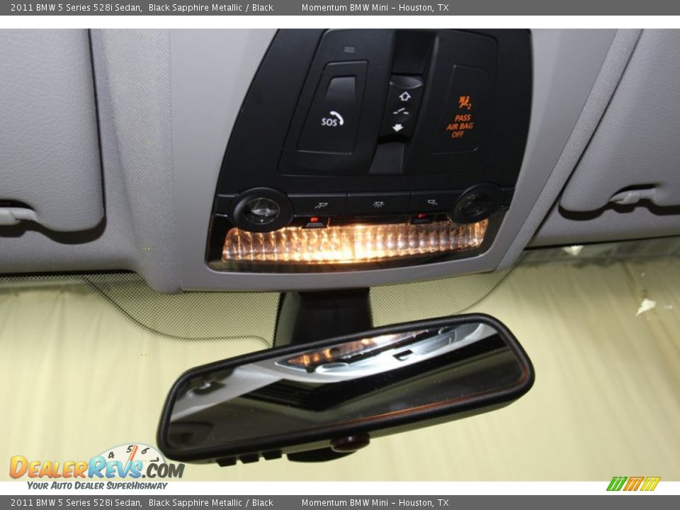 2011 BMW 5 Series 528i Sedan Black Sapphire Metallic / Black Photo #20
