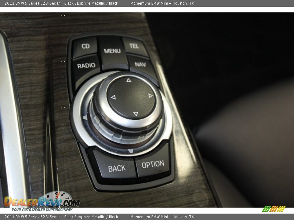 2011 BMW 5 Series 528i Sedan Black Sapphire Metallic / Black Photo #24