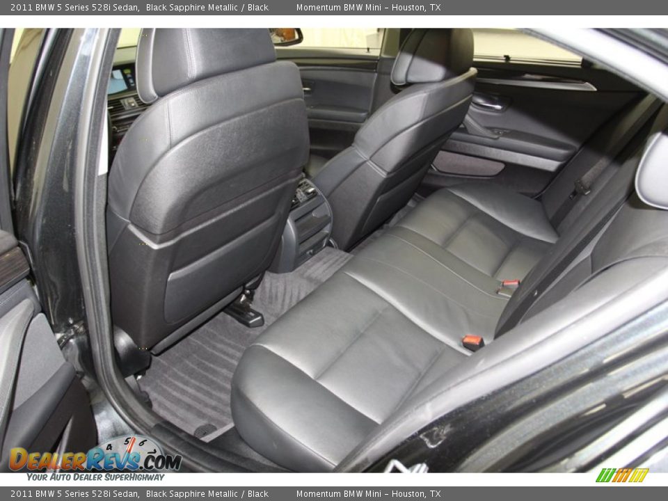 2011 BMW 5 Series 528i Sedan Black Sapphire Metallic / Black Photo #30