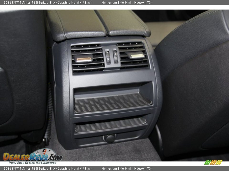 2011 BMW 5 Series 528i Sedan Black Sapphire Metallic / Black Photo #34