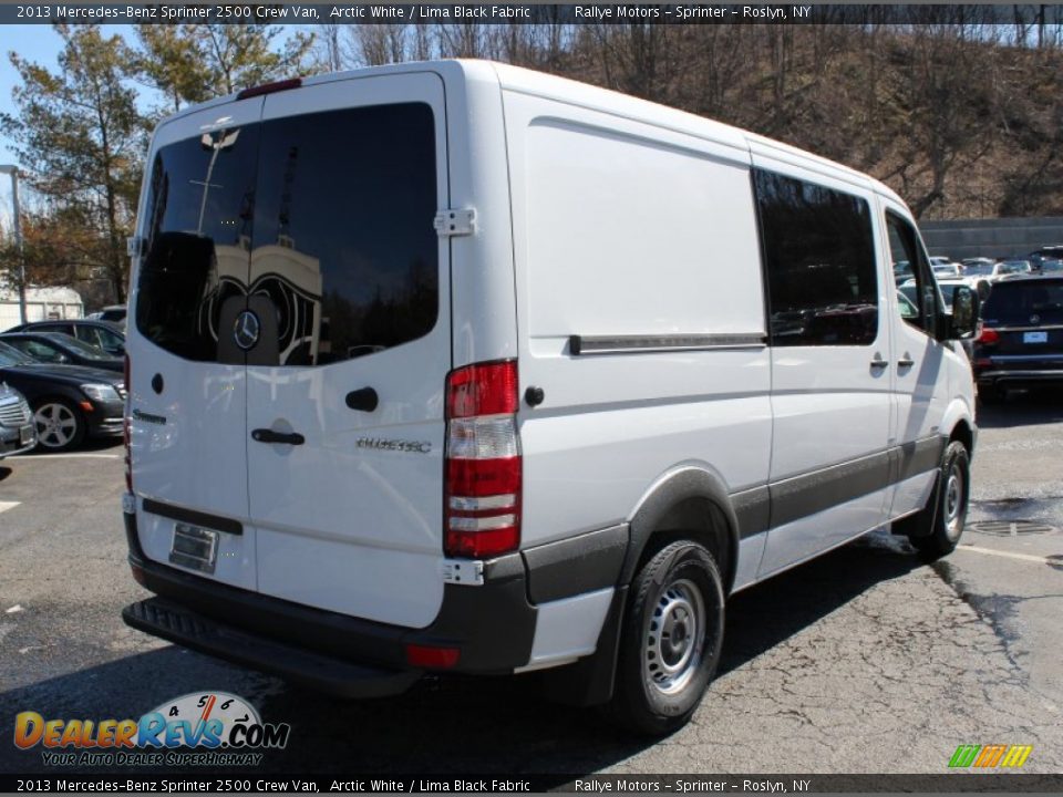 2013 Mercedes-Benz Sprinter 2500 Crew Van Arctic White / Lima Black Fabric Photo #6