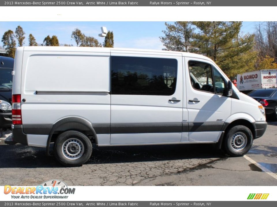2013 Mercedes-Benz Sprinter 2500 Crew Van Arctic White / Lima Black Fabric Photo #7