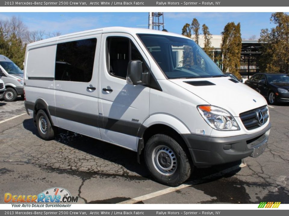 Front 3/4 View of 2013 Mercedes-Benz Sprinter 2500 Crew Van Photo #8