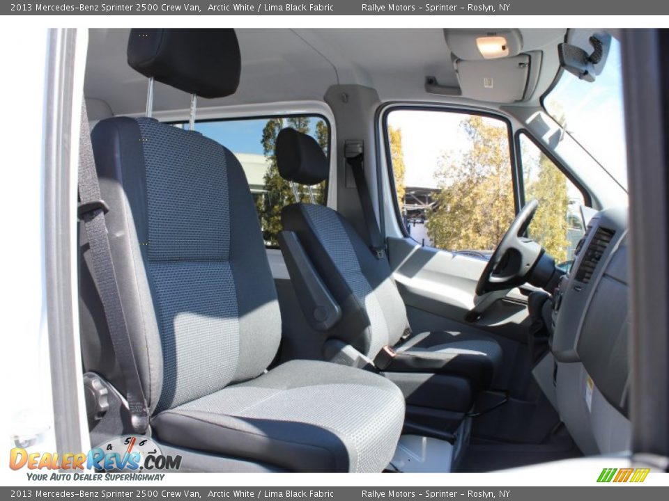 Lima Black Fabric Interior - 2013 Mercedes-Benz Sprinter 2500 Crew Van Photo #10