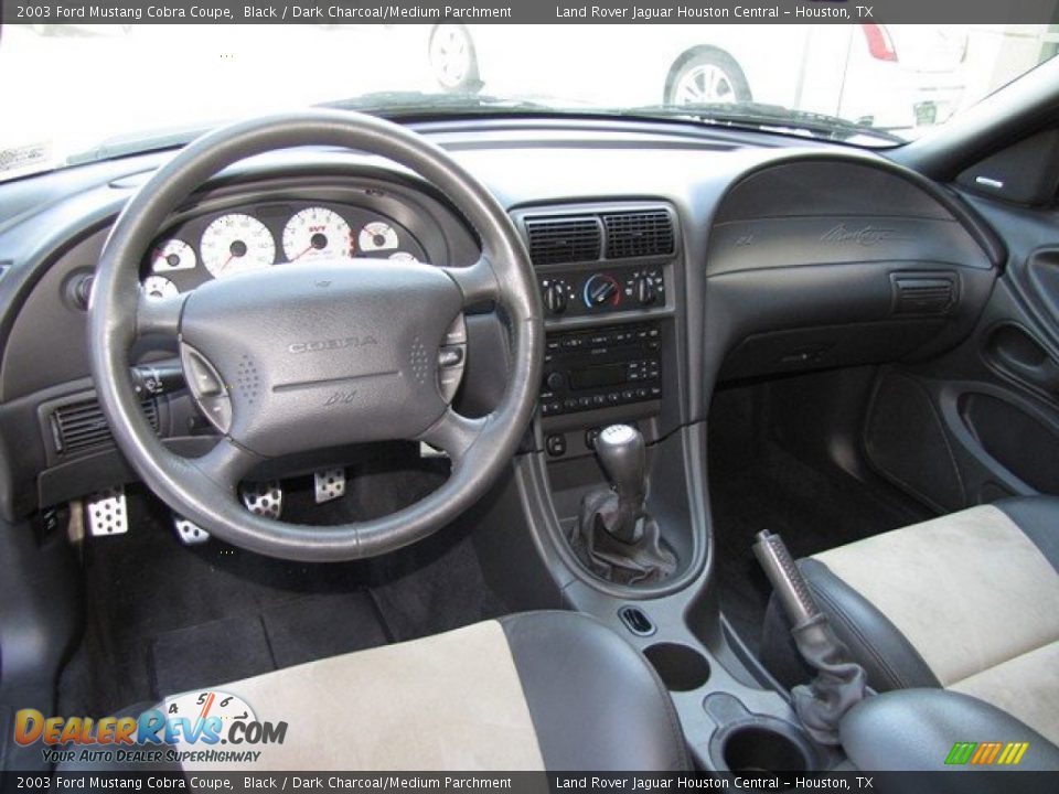 Dark Charcoal Medium Parchment Interior 2003 Ford Mustang