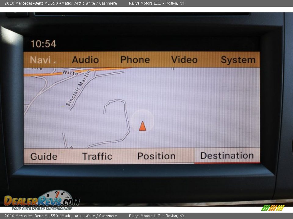 2010 Mercedes-Benz ML 550 4Matic Arctic White / Cashmere Photo #14