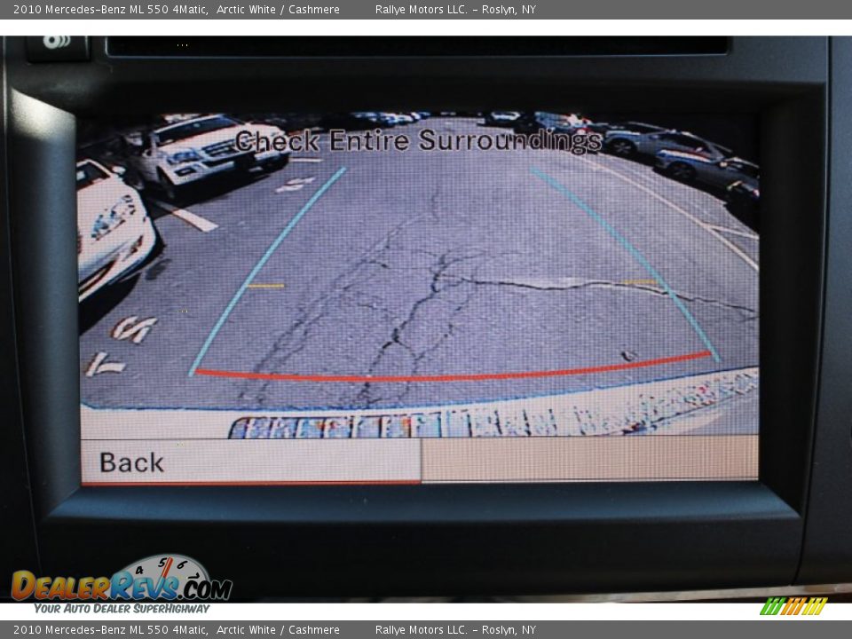 2010 Mercedes-Benz ML 550 4Matic Arctic White / Cashmere Photo #15