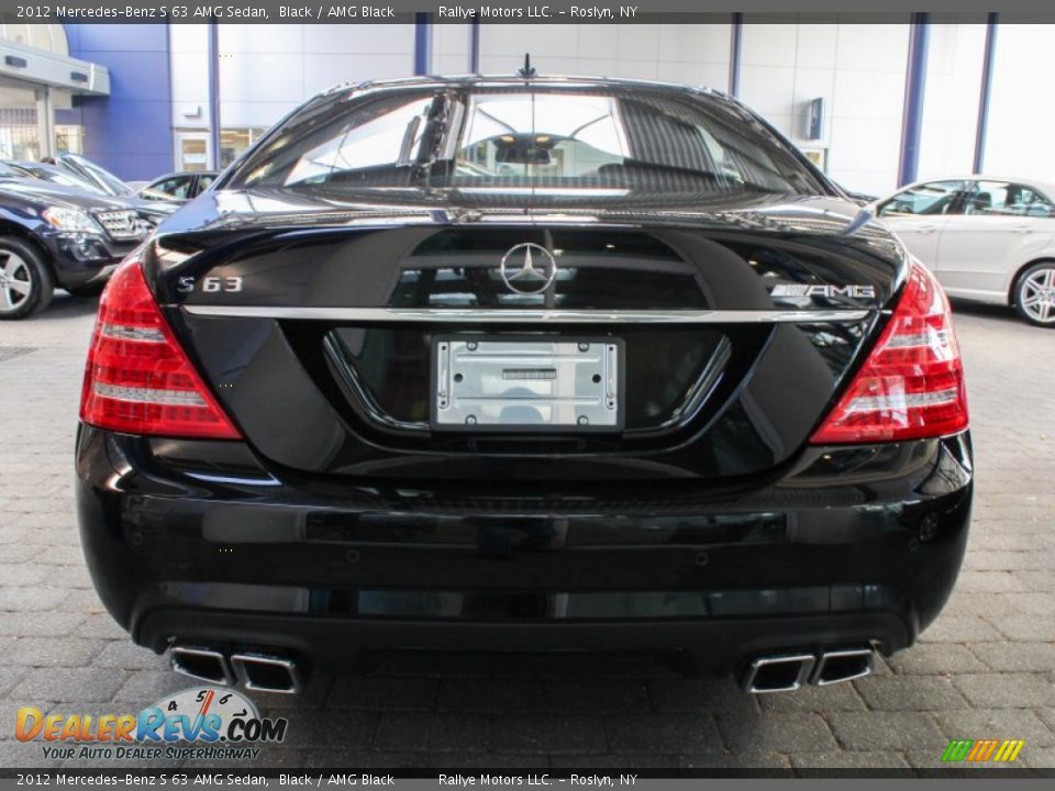 2012 Mercedes-Benz S 63 AMG Sedan Black / AMG Black Photo #4