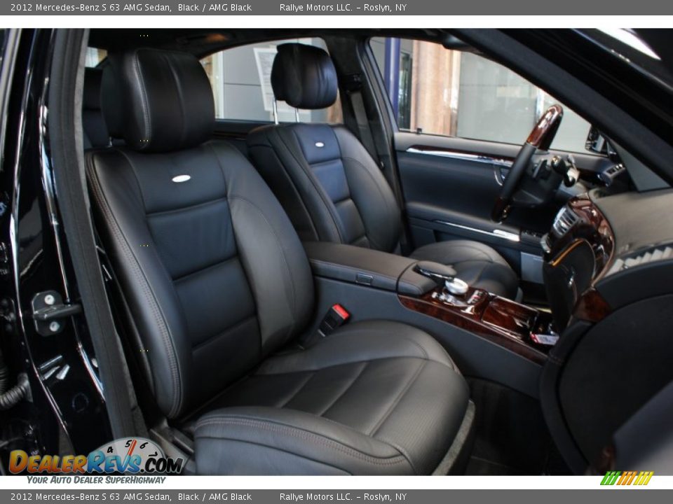 AMG Black Interior - 2012 Mercedes-Benz S 63 AMG Sedan Photo #9