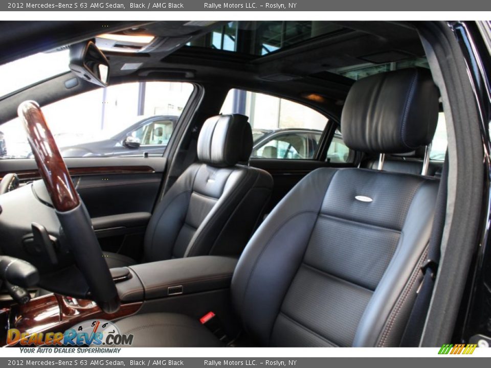 2012 Mercedes-Benz S 63 AMG Sedan Black / AMG Black Photo #12