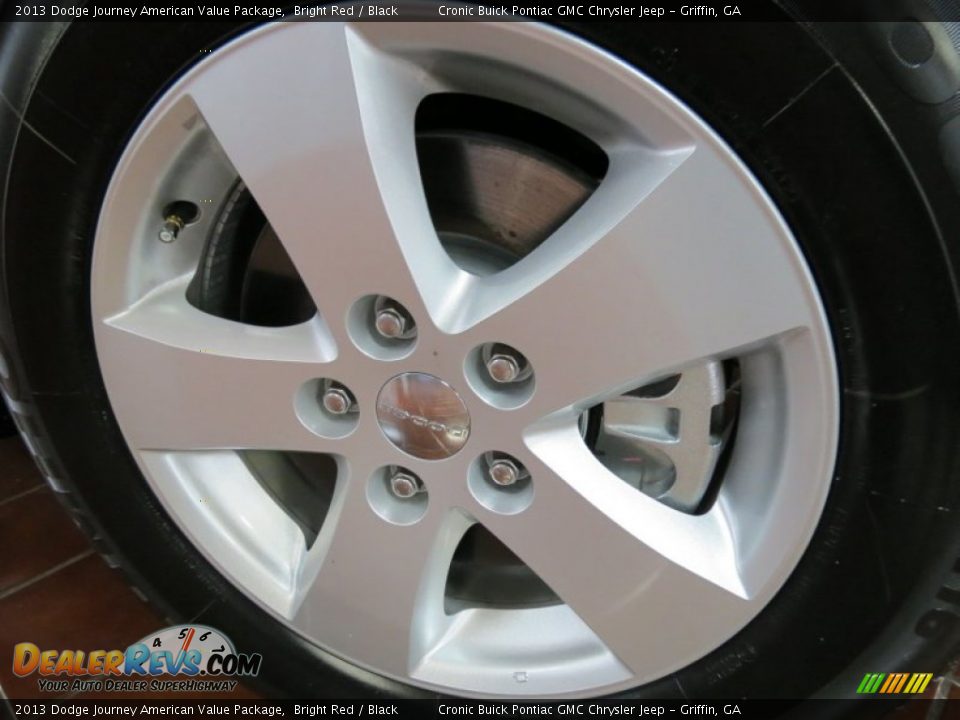 2013 Dodge Journey American Value Package Bright Red / Black Photo #8
