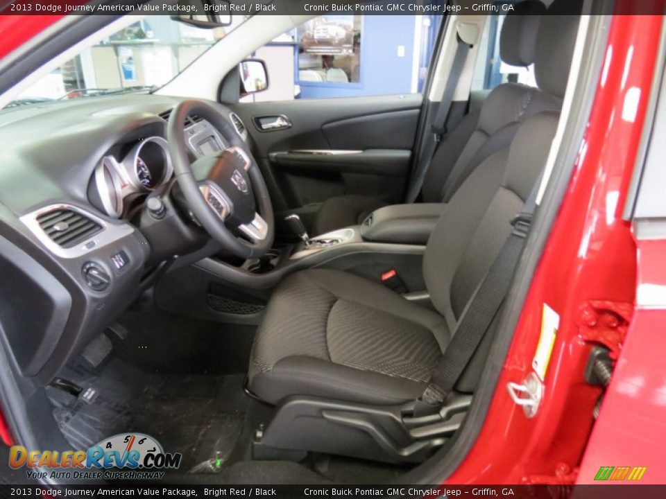 2013 Dodge Journey American Value Package Bright Red / Black Photo #9