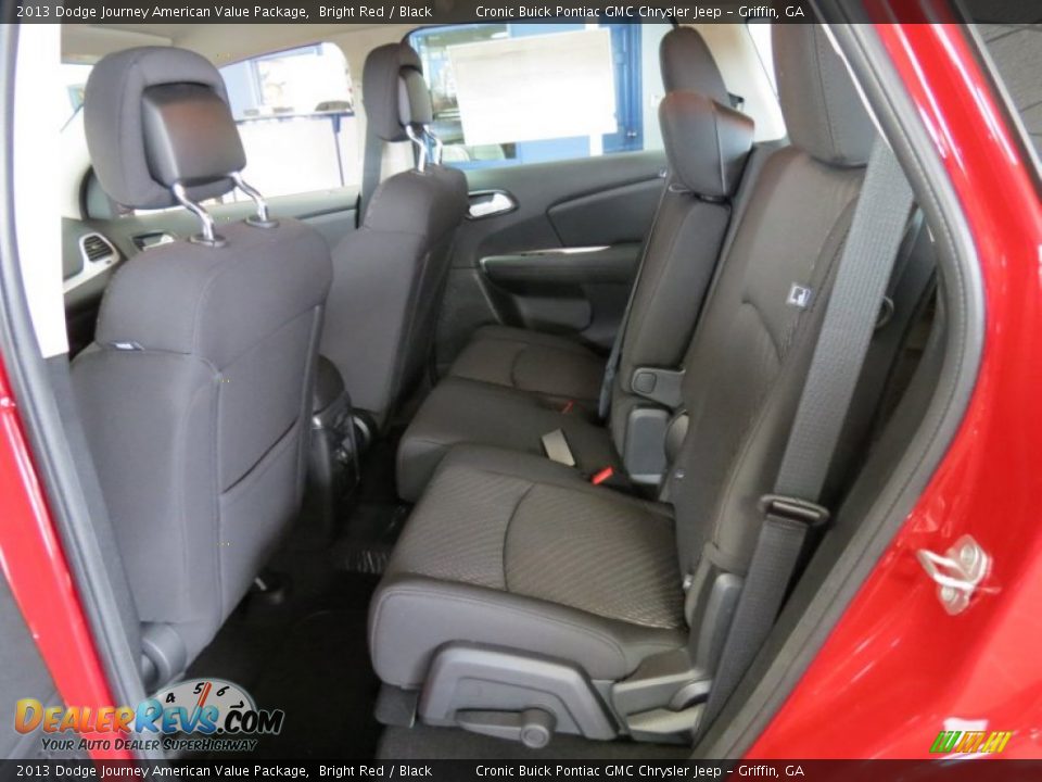 2013 Dodge Journey American Value Package Bright Red / Black Photo #10