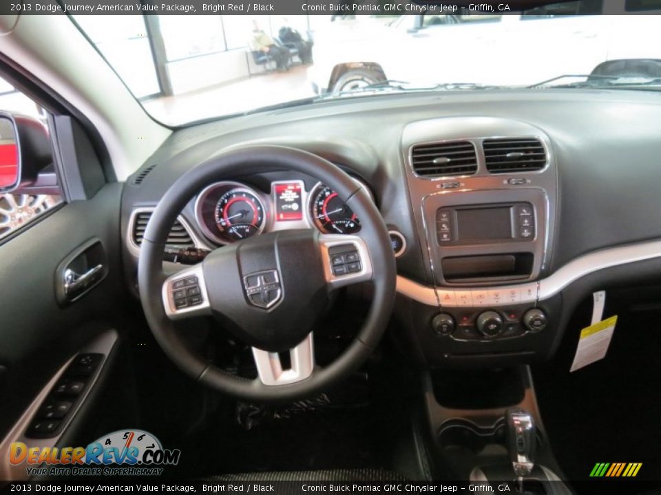 2013 Dodge Journey American Value Package Bright Red / Black Photo #11