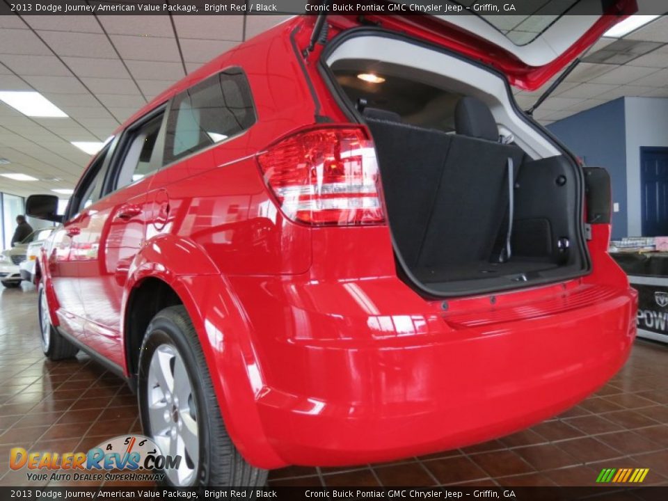 2013 Dodge Journey American Value Package Bright Red / Black Photo #12
