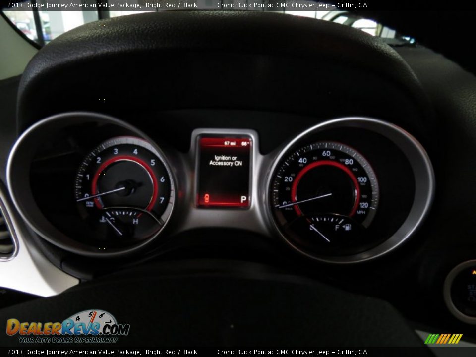 2013 Dodge Journey American Value Package Bright Red / Black Photo #13