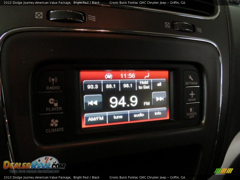 2013 Dodge Journey American Value Package Bright Red / Black Photo #14