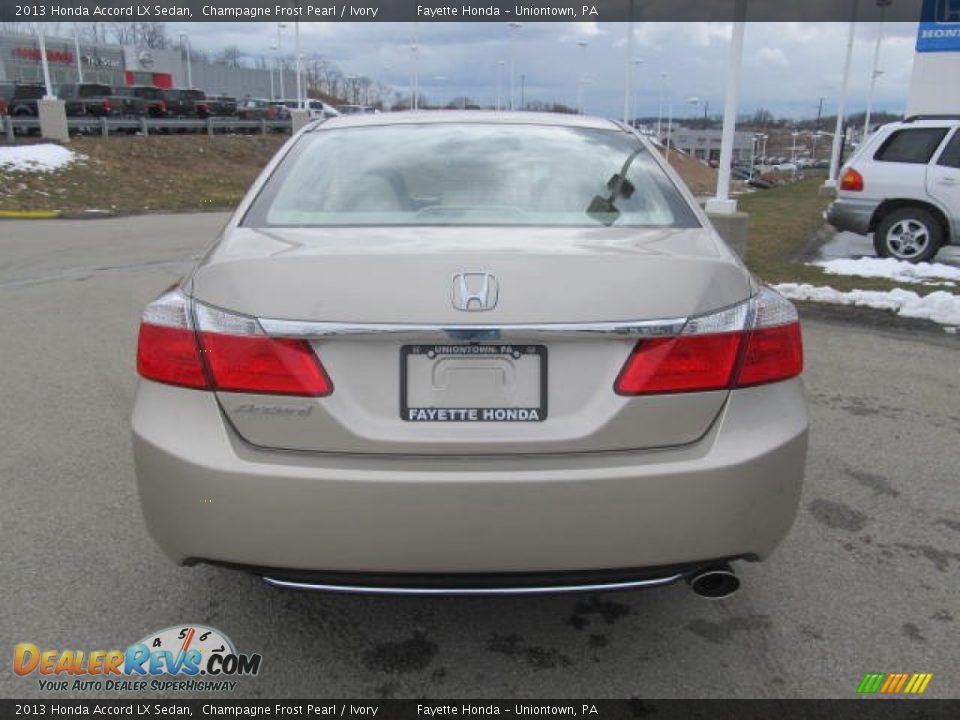 2013 Honda Accord LX Sedan Champagne Frost Pearl / Ivory Photo #3
