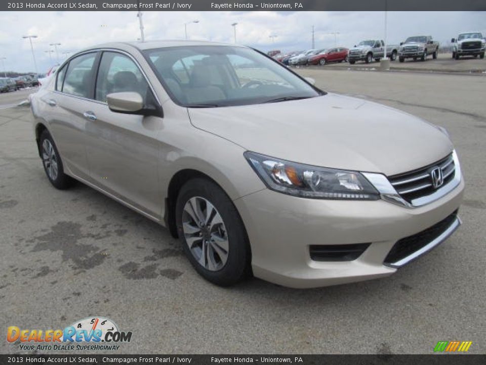 2013 Honda Accord LX Sedan Champagne Frost Pearl / Ivory Photo #5