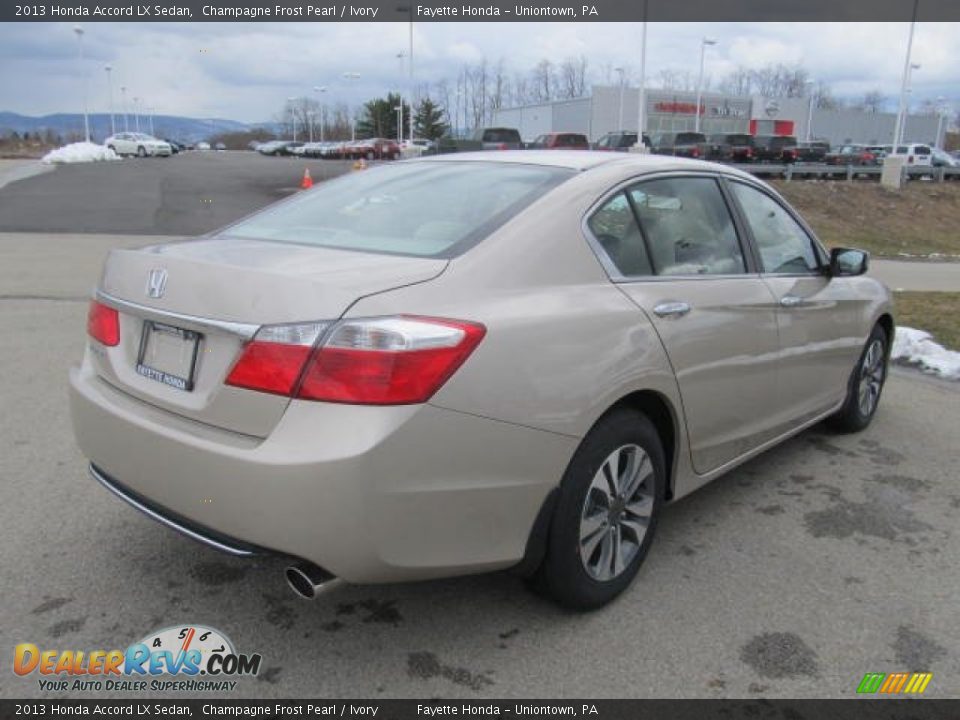 2013 Honda Accord LX Sedan Champagne Frost Pearl / Ivory Photo #18