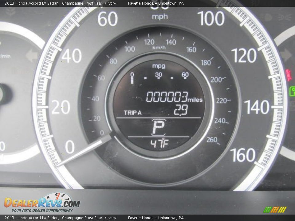 2013 Honda Accord LX Sedan Champagne Frost Pearl / Ivory Photo #20