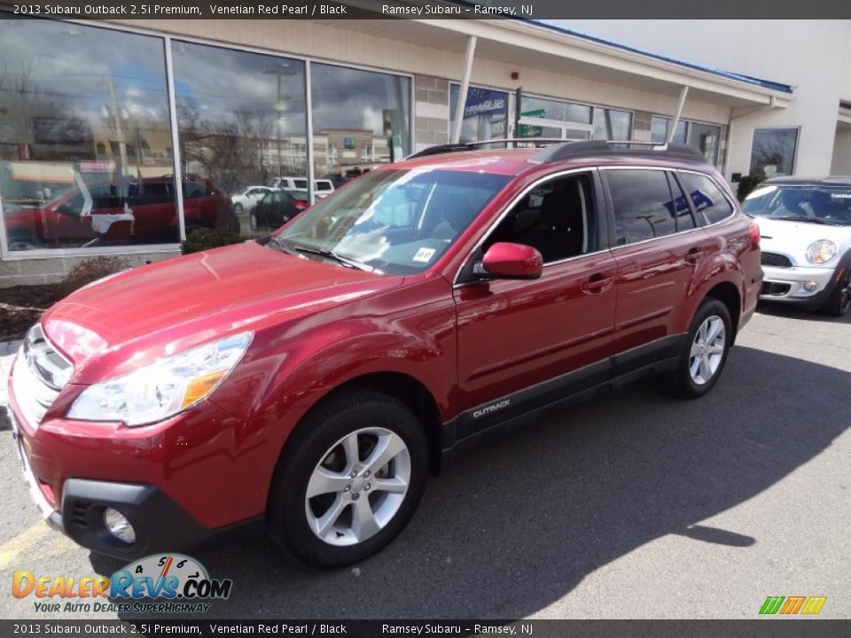2013 Subaru Outback 2.5i Premium Venetian Red Pearl / Black Photo #2
