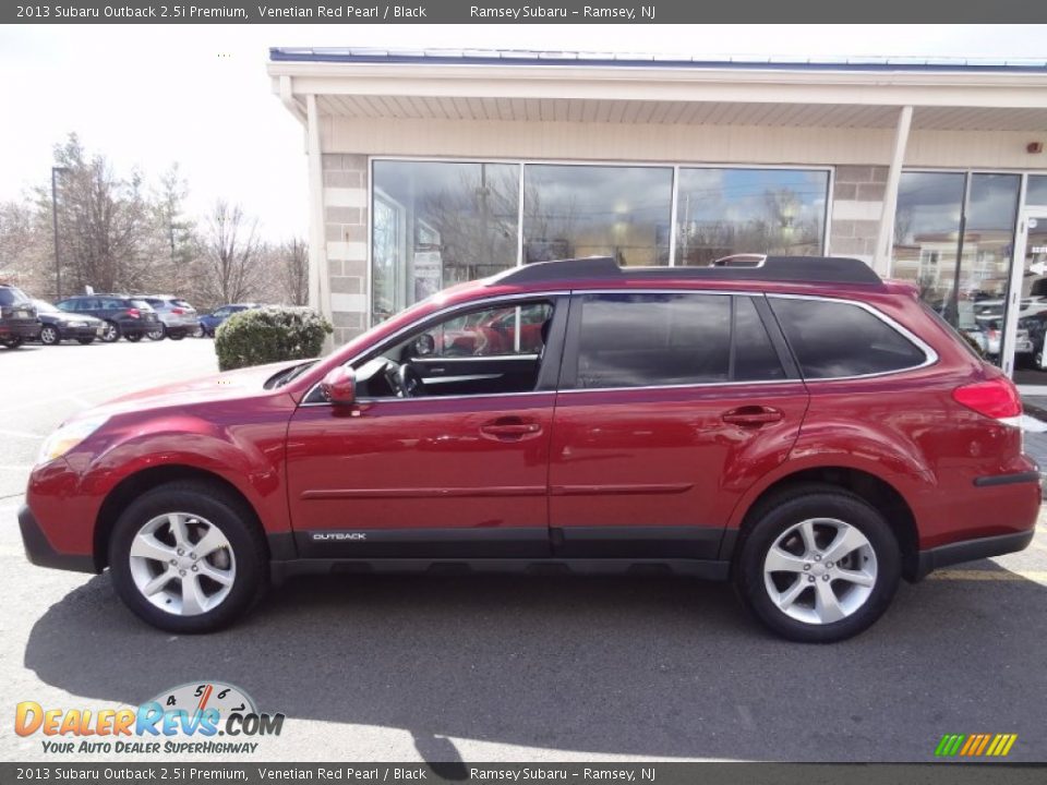 2013 Subaru Outback 2.5i Premium Venetian Red Pearl / Black Photo #3