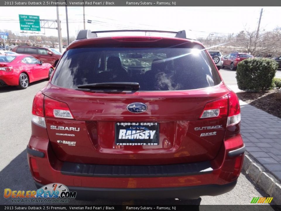2013 Subaru Outback 2.5i Premium Venetian Red Pearl / Black Photo #6