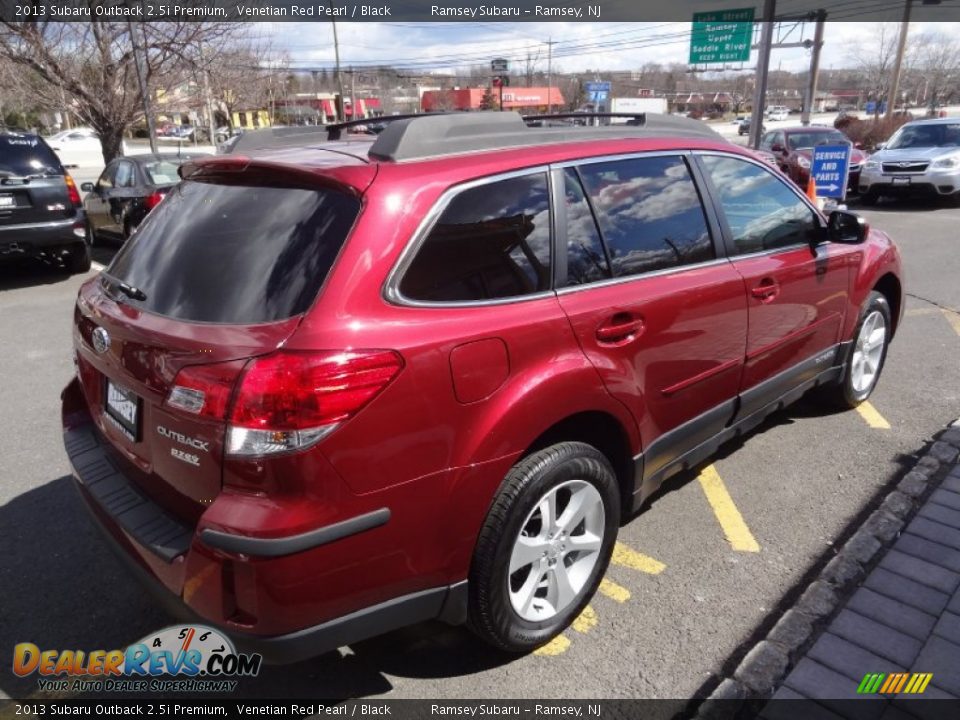 2013 Subaru Outback 2.5i Premium Venetian Red Pearl / Black Photo #8
