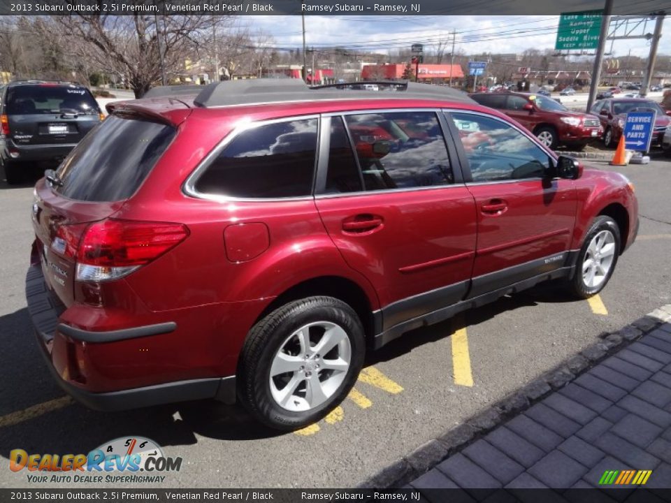 2013 Subaru Outback 2.5i Premium Venetian Red Pearl / Black Photo #9