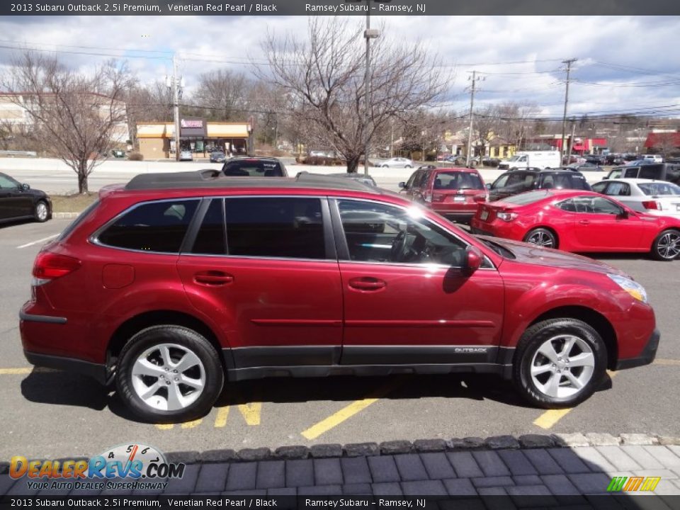2013 Subaru Outback 2.5i Premium Venetian Red Pearl / Black Photo #10