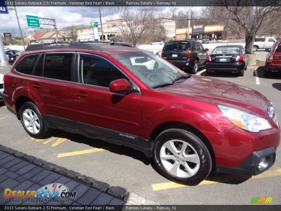 2013 Subaru Outback 2.5i Premium Venetian Red Pearl / Black Photo #11