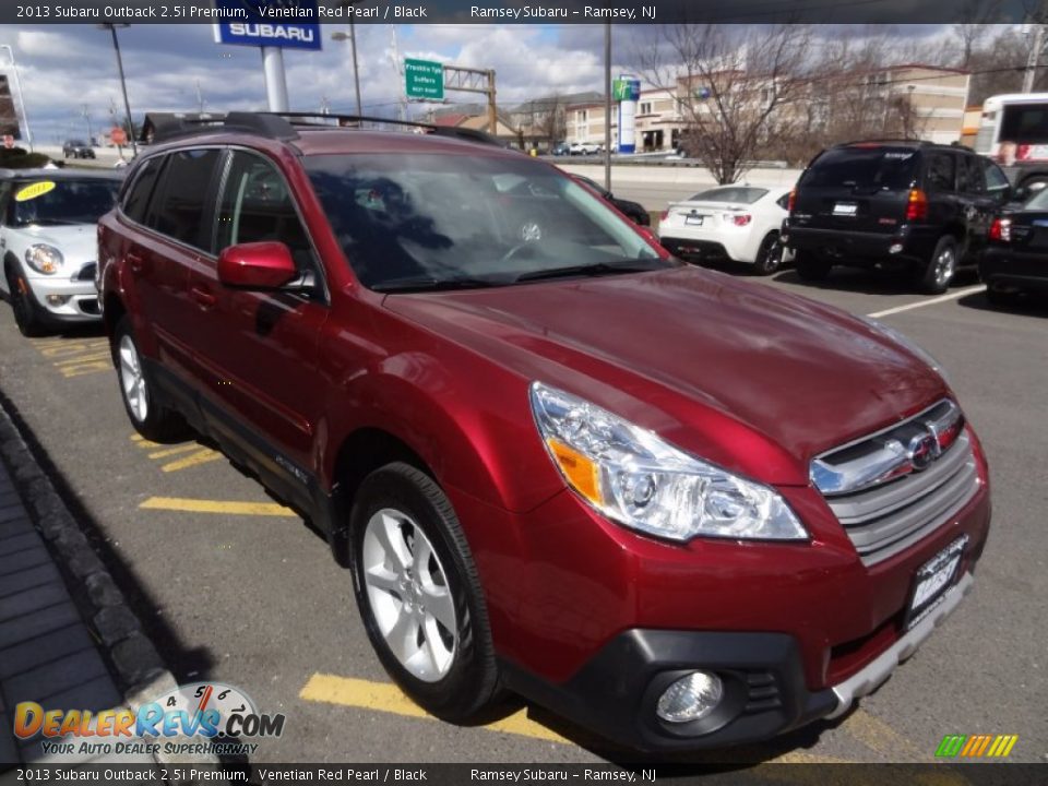 2013 Subaru Outback 2.5i Premium Venetian Red Pearl / Black Photo #12