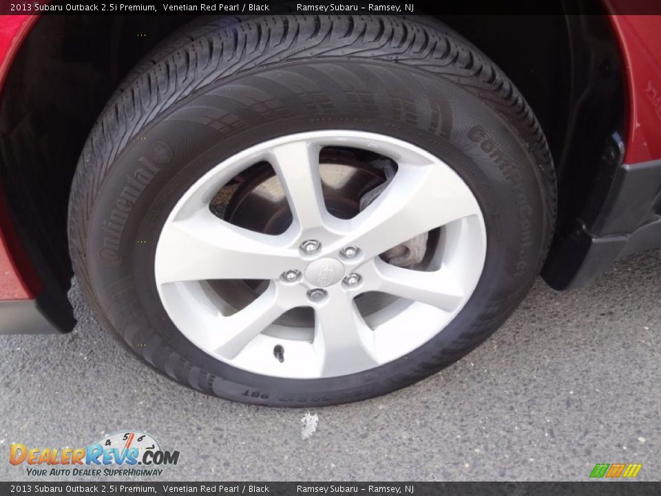 2013 Subaru Outback 2.5i Premium Venetian Red Pearl / Black Photo #36