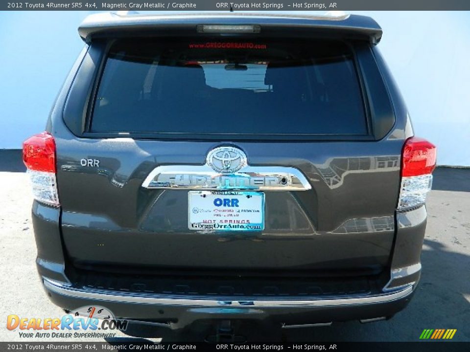 2012 Toyota 4Runner SR5 4x4 Magnetic Gray Metallic / Graphite Photo #5