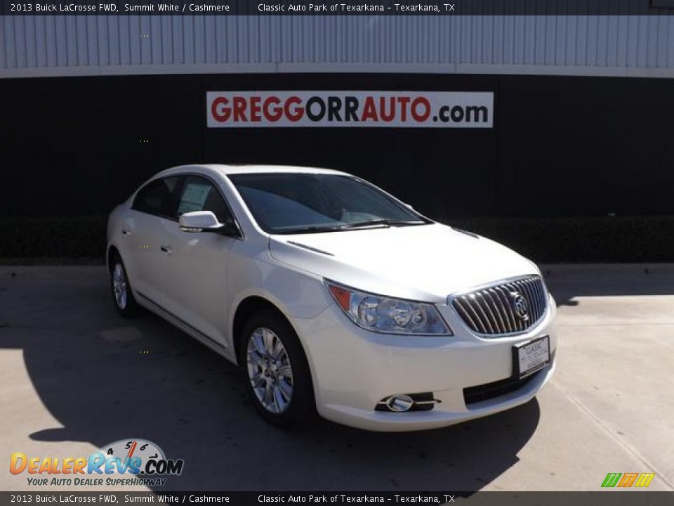 2013 Buick LaCrosse FWD Summit White / Cashmere Photo #1