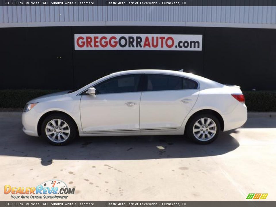 2013 Buick LaCrosse FWD Summit White / Cashmere Photo #4