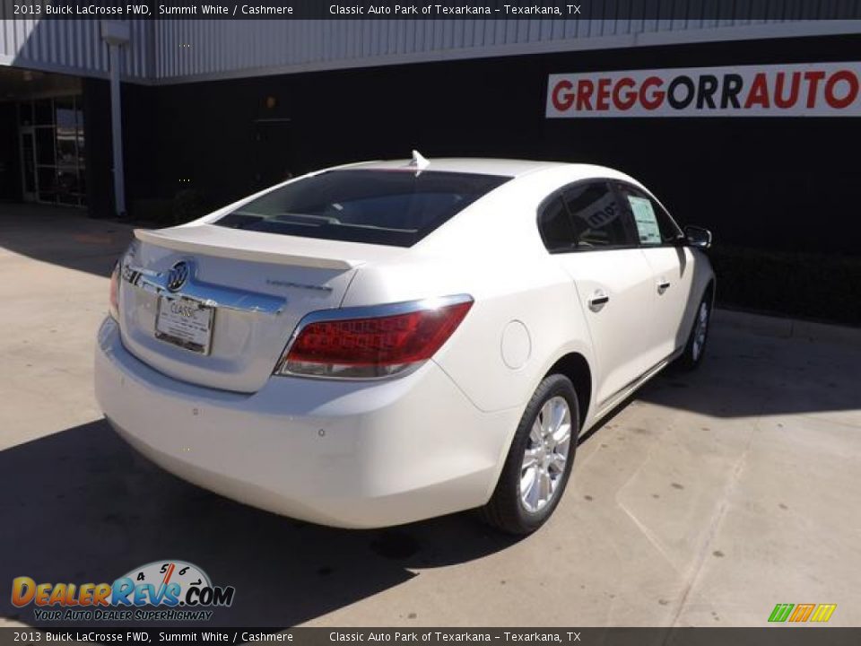 2013 Buick LaCrosse FWD Summit White / Cashmere Photo #7