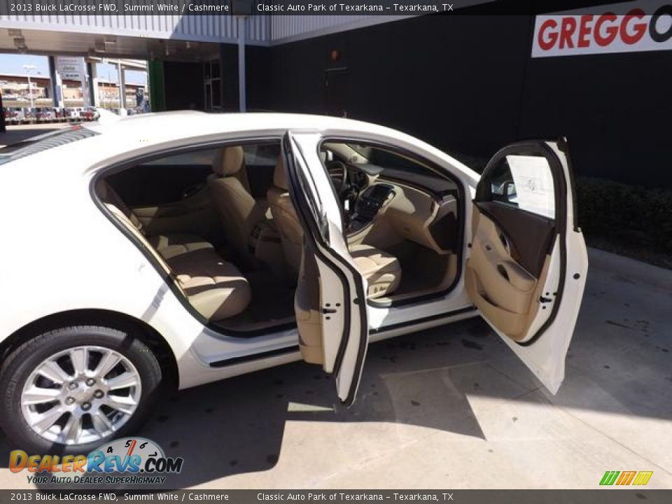 2013 Buick LaCrosse FWD Summit White / Cashmere Photo #8