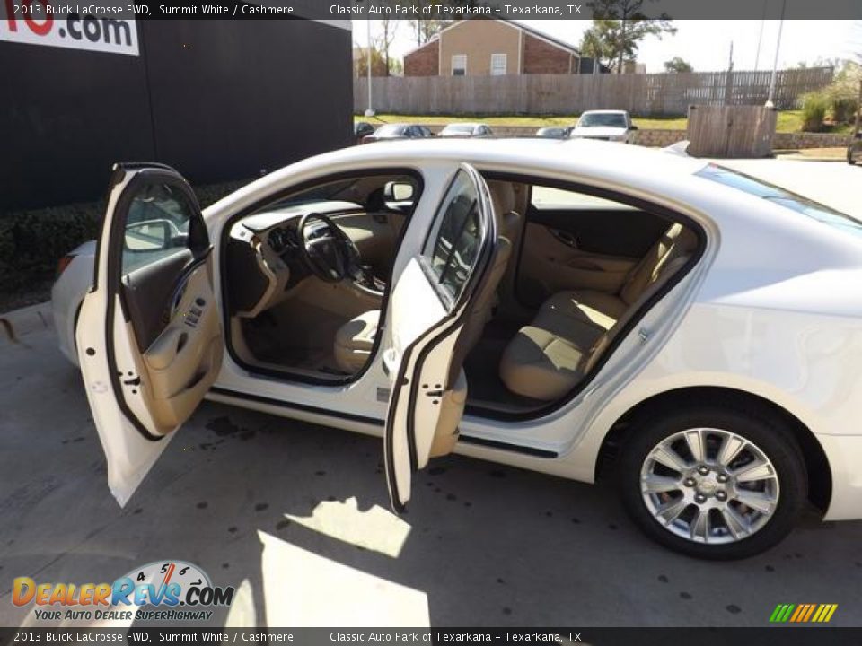 2013 Buick LaCrosse FWD Summit White / Cashmere Photo #9