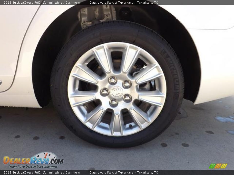 2013 Buick LaCrosse FWD Summit White / Cashmere Photo #14