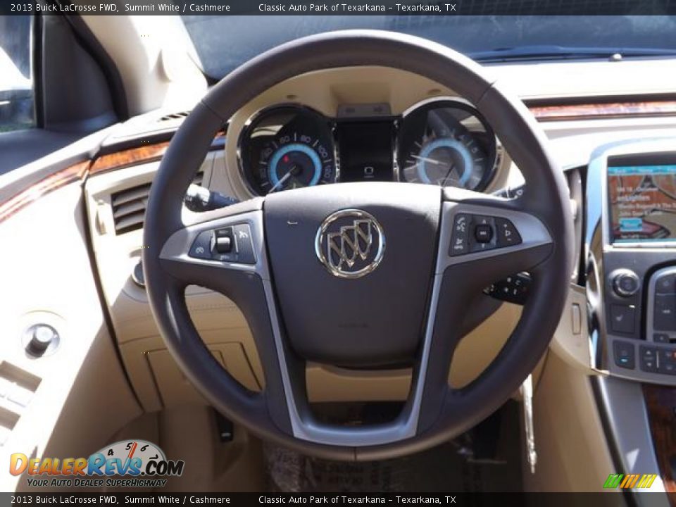 2013 Buick LaCrosse FWD Summit White / Cashmere Photo #16