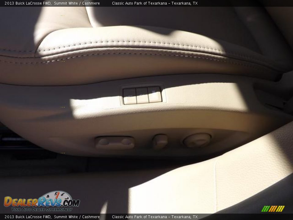 2013 Buick LaCrosse FWD Summit White / Cashmere Photo #25