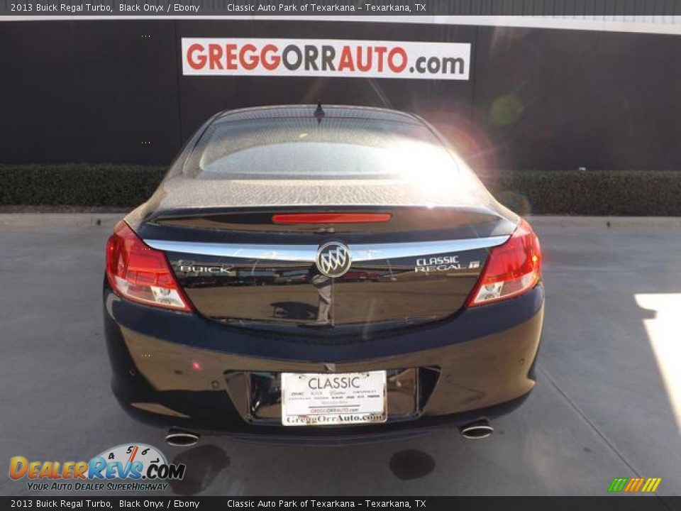 2013 Buick Regal Turbo Black Onyx / Ebony Photo #6