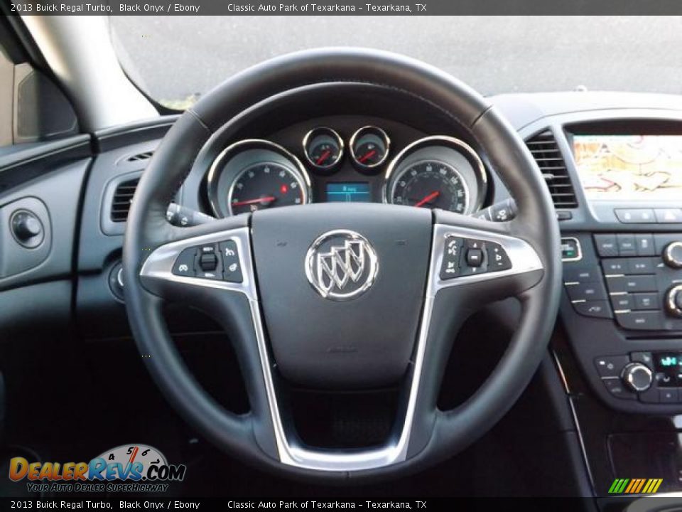 2013 Buick Regal Turbo Black Onyx / Ebony Photo #16