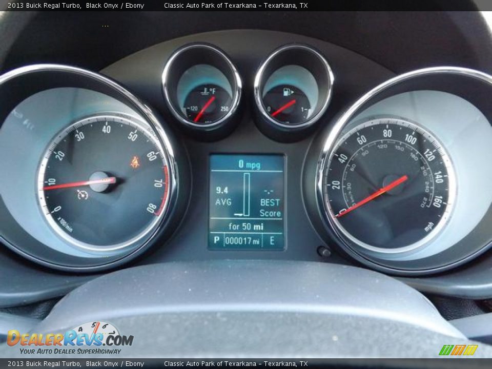 2013 Buick Regal Turbo Black Onyx / Ebony Photo #21