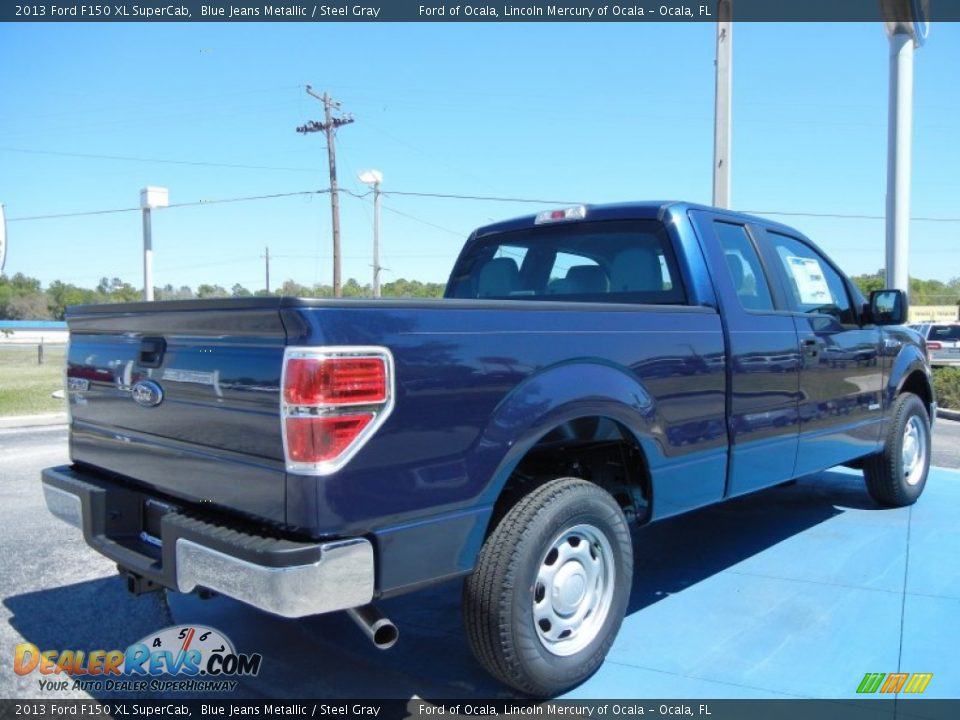 Blue Jeans Metallic 2013 Ford F150 XL SuperCab Photo #3