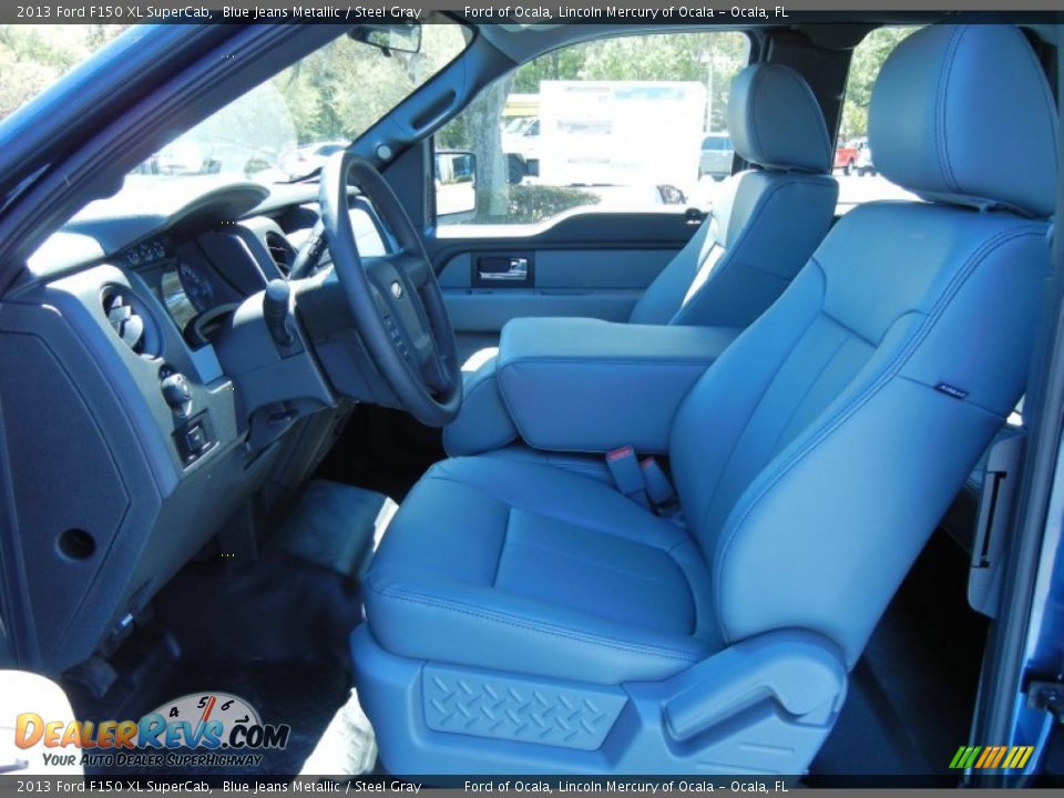 Steel Gray Interior - 2013 Ford F150 XL SuperCab Photo #6