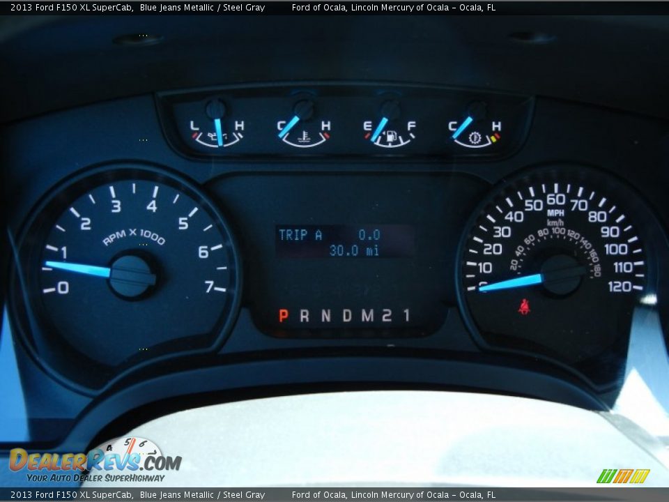 2013 Ford F150 XL SuperCab Gauges Photo #9