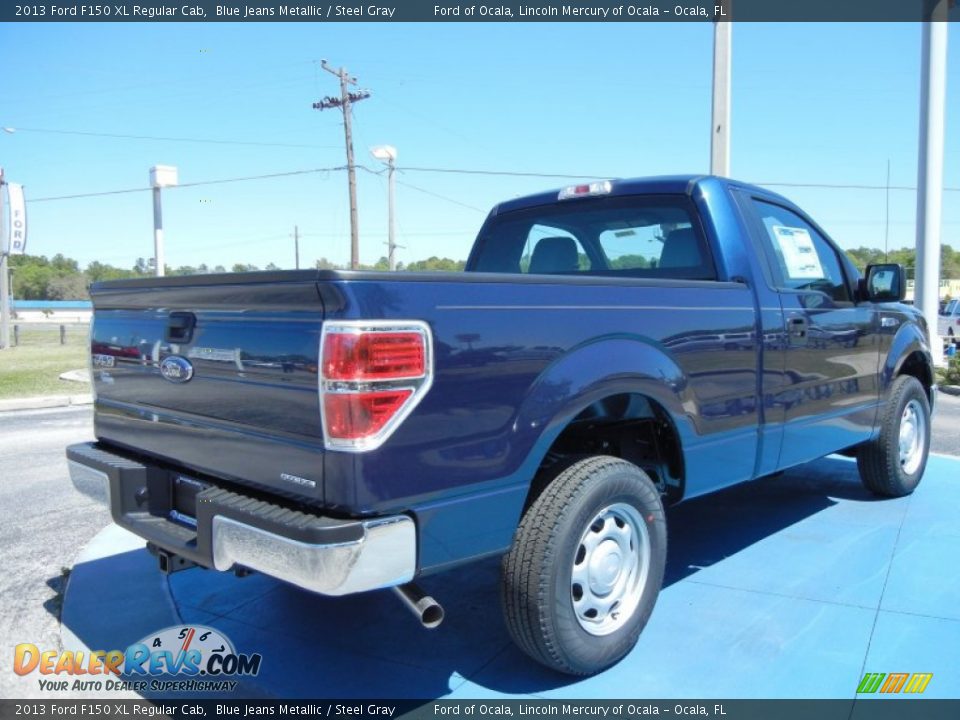 Blue Jeans Metallic 2013 Ford F150 XL Regular Cab Photo #3